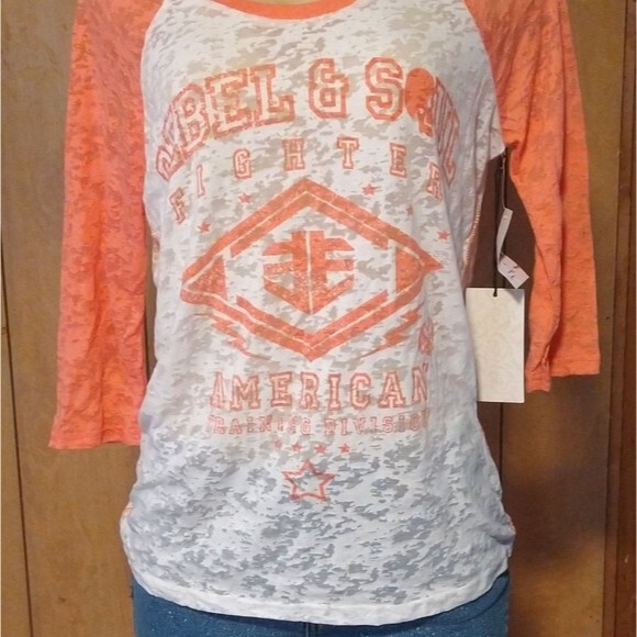 Orange Rebel And Soul Fighter Shirt - Picture 2 of 5